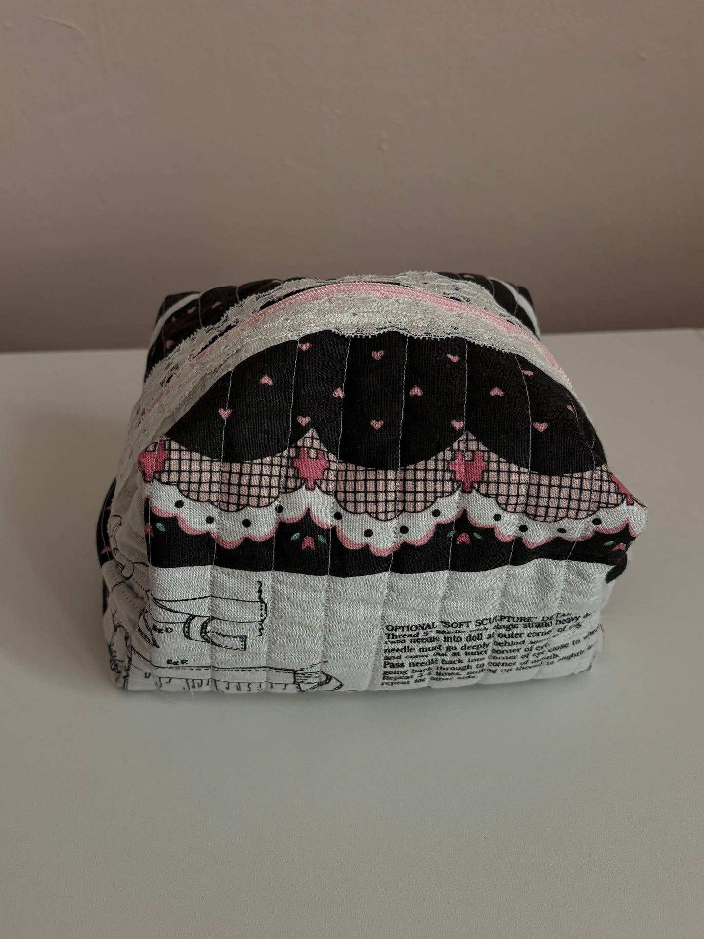 bunny kiss makeup bag
