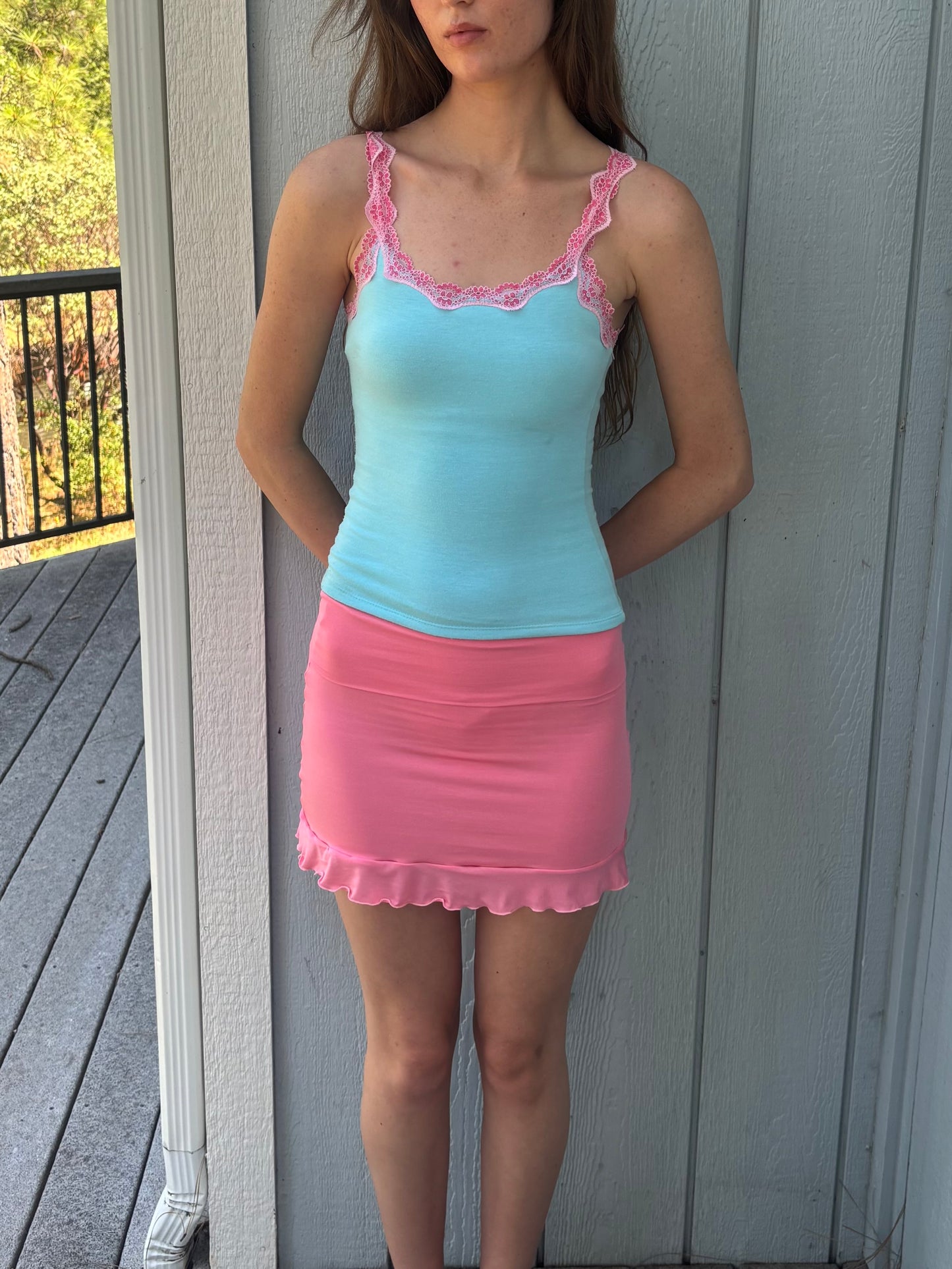 Pink Tulip Skirt