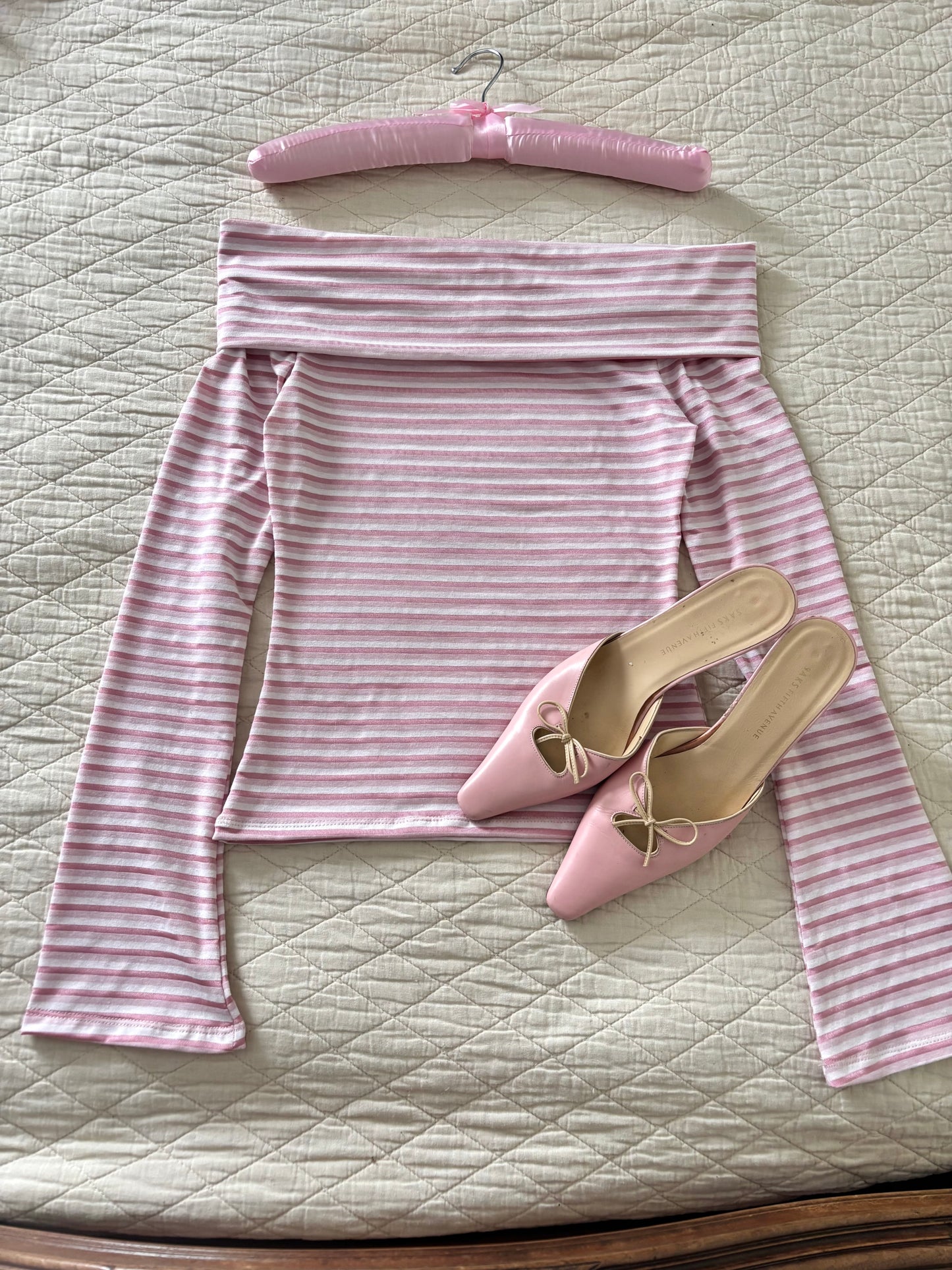 Pink Candy Cane Top