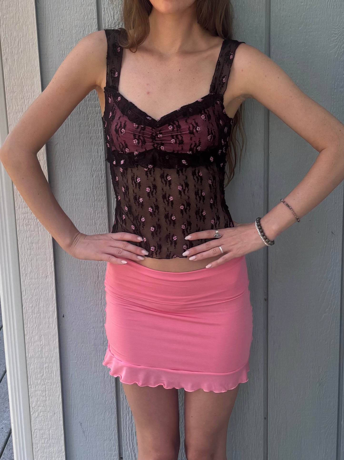 Pink Tulip Skirt