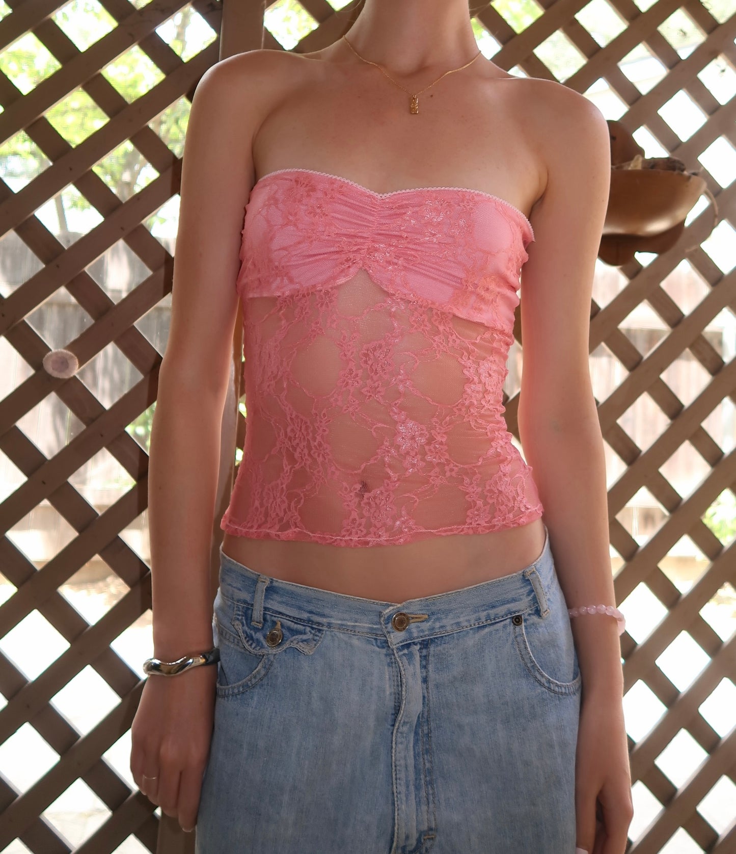 coral kiss top