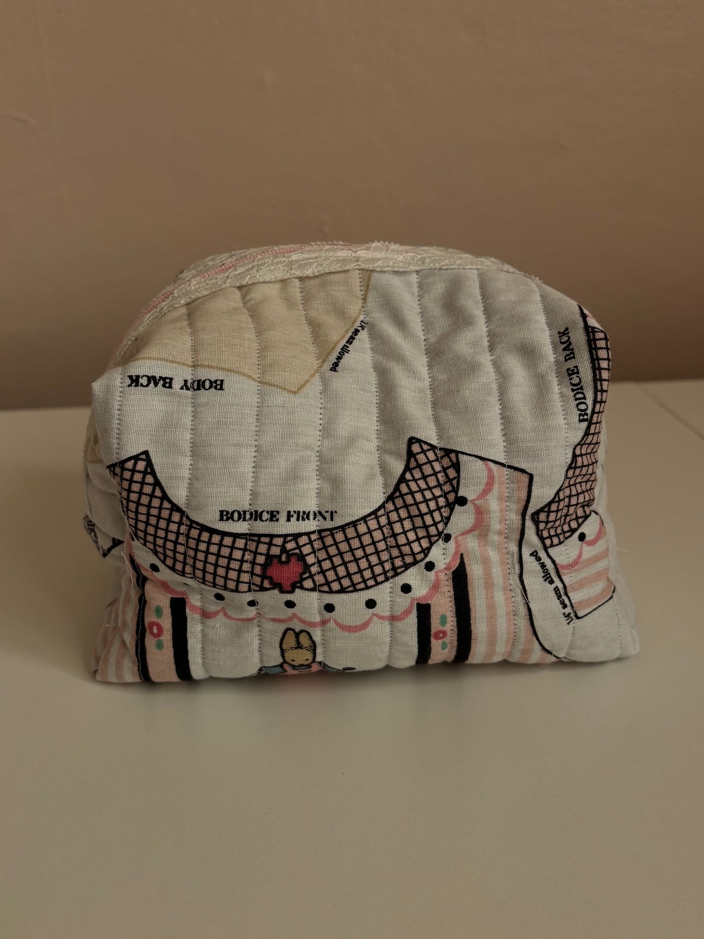 bunny kiss makeup bag
